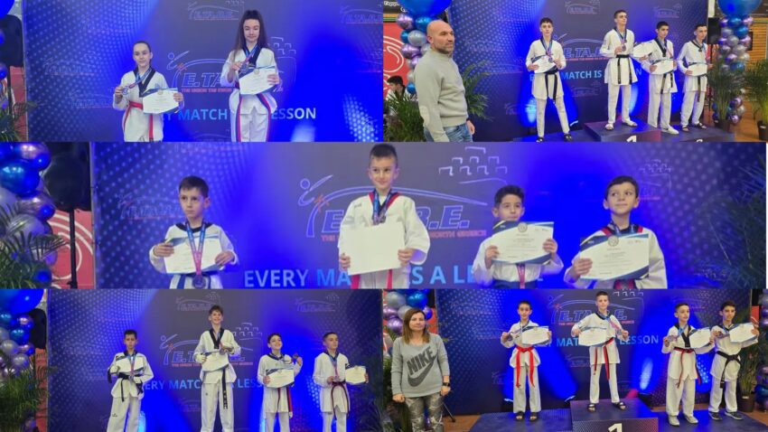 Ταεκβοντό: 1 χρυσό 4 αργυρά και 3 χάλκινα για τον Σπάρτακο Κοζάνης