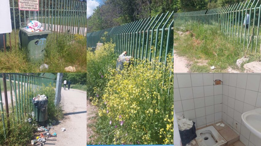 Στρατιωτικό γήπεδο Κοζάνης: Εικόνες που δεν τιμούν κανέναν!!!!